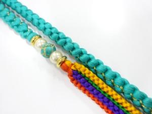 未使用品　正絹　振袖用　手組帯締め